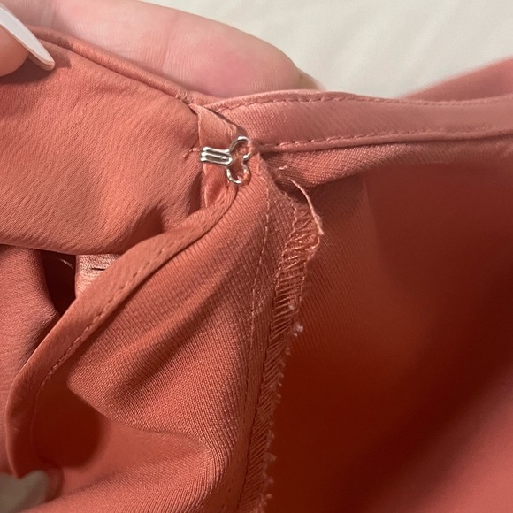 Wild Fable Pink Satin Cropped Wrap Blouse Women’s Size XS - Picture 10 of 10